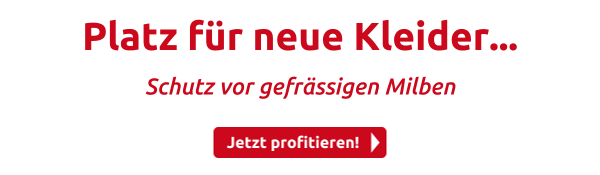 Platz für neue Kleider...