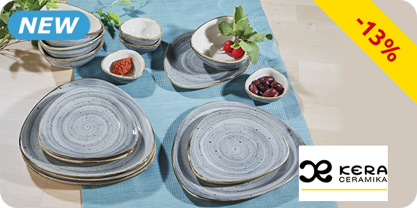 Geschirrservice «Delta» von Kera Ceramika, 16-teilig