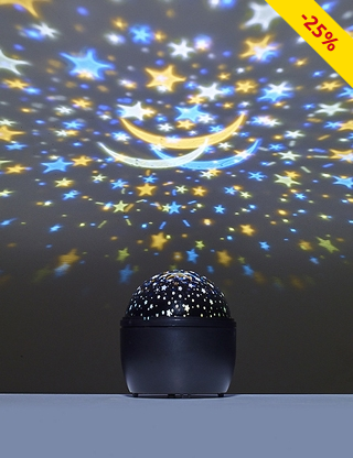 LED-Nachtlicht-Kaleidoskop, 4 Motive