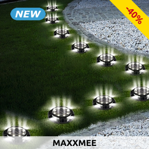 Solar-Bodenleuchtenset «Crépuscule», 4-teilig