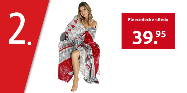 Fleecedecke «Red»