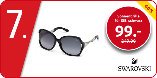 Swarovski Sonnenbrille für SIE, schwarz