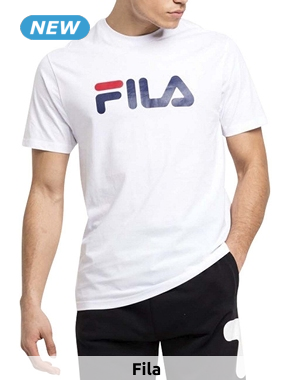 FILA T-Shirt «Bellano», unisex, weiss