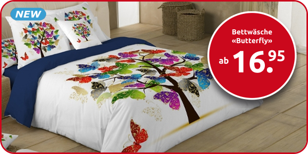 Bettwäsche «Butterfly»