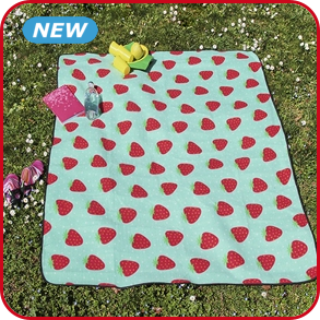 Picknick-Decke, Erdbeeren