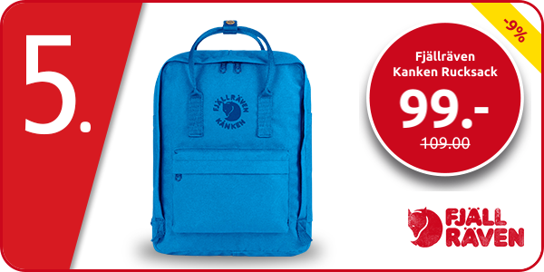 Fjällräven Kanken Rucksack, hellblau