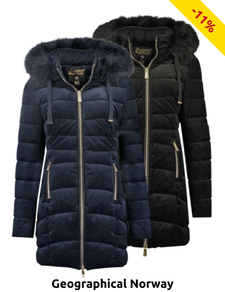 Geographical Norway Damen-Parka «Bilove Lady long», marine