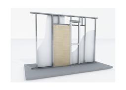 Knauf Pocket Kit Standard Schiebetürsystem für Holztürblatt (CW 75 und CW 100)