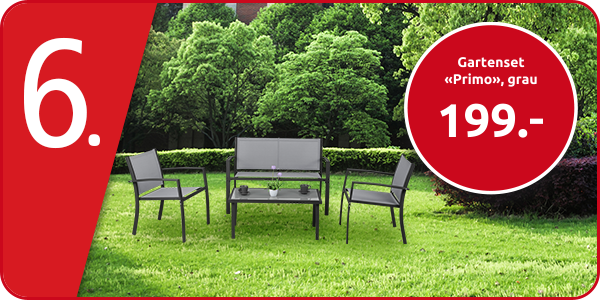 Gartenset «Primo», grau