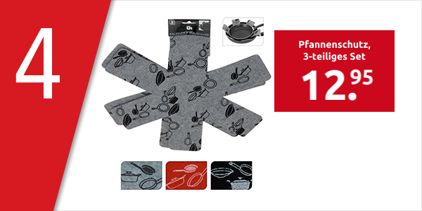 Pfannenschutz, 3-teiliges Set