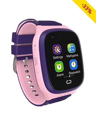 Smartwatch für Kinder, mit Ortungsfunktion, rosa