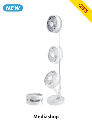 Tisch- und Standventilator «Fold & Cold»