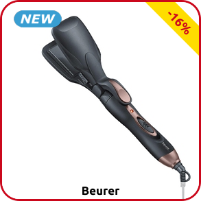 Beurer Mehrzweckbürste «HT60», 7 Aufsätze zum Glätten & für Locken