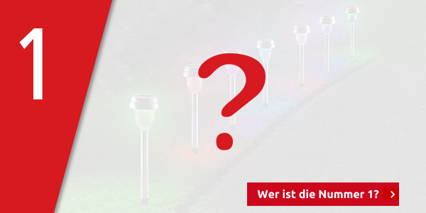 Solarlampen LED «Multicolor», 10 Stück