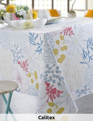 Calitex Tischdecke «Blütenduft», mehrfarbig, 140 x 250 cm