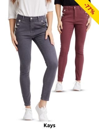 Jeans Push-up «Glamour», anthrazit