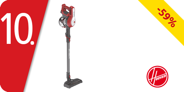 Hoover Akkustaubsauger «H-Free 100», kabellos, rot/schwarz