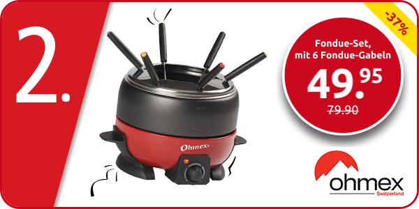 Fondue-Set Ohmex, mit 6 Fondue-Gabeln