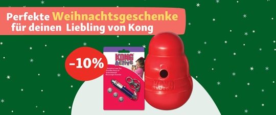 Perfekte Weihnachtsgeschenke für deinen Liebling von Kong