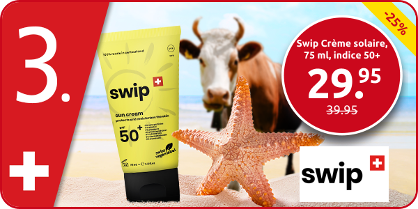 Swip Crème solaire, 75 ml, indice 50+