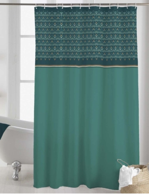 Duschvorhang «Imperia», 180 x 200 cm, petrol