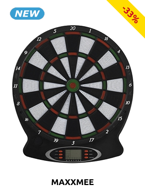 Dartscheibe, bis zu 18 Spiele