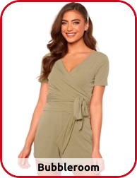 Set Top + Shorts von Bubbleroom, grün