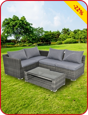 Gartenset «Modulo», 4-teilig