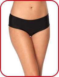 Bikini-Hipster, klassisches Design, schwarz