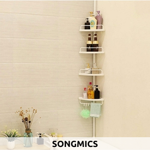 Bad-Eckregal, ausziehbar