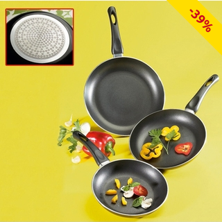 Teflon-Pfannen-Set, 3 Grössen