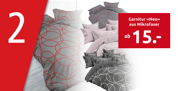 Garnitur «Neo» aus Mikrofaser