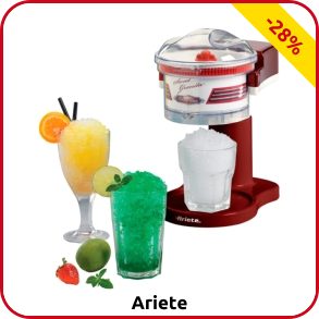 Slush-Eismaschine Sweet Granita im Nostalgie-Look