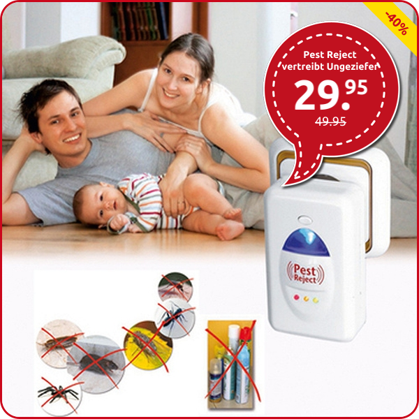 Pest Reject vertreibt Ungeziefer ohne Gift