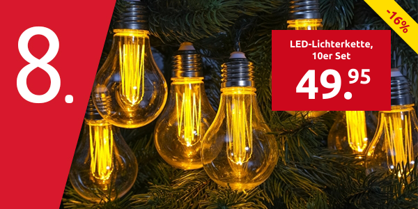 LED-Lichterkette, 10er Set