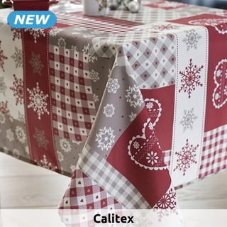 Calitex Tischdecke «Benicia», 150 x 250 cm, rot