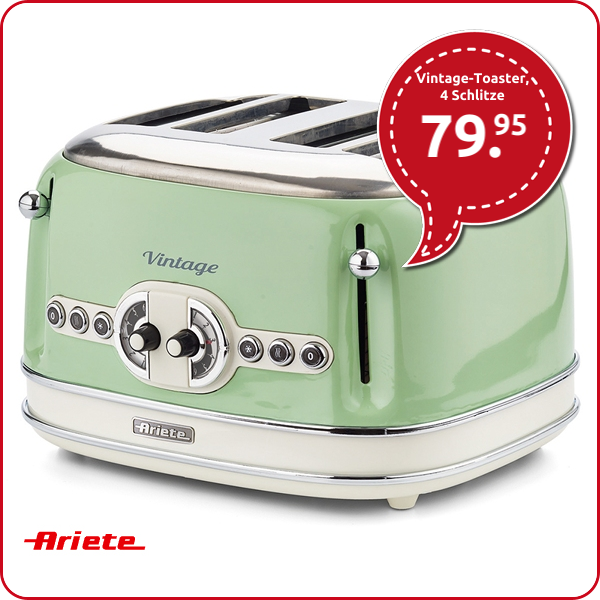 Vintage-Toaster von Ariete, 4 Schlitze