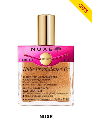 NUXE «Huile prodigieuse» Gold + GRATIS Armband, Limited Edition