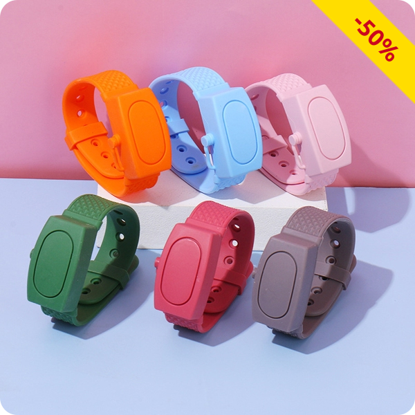 Armband für desinfizierendes Gel, schwarz