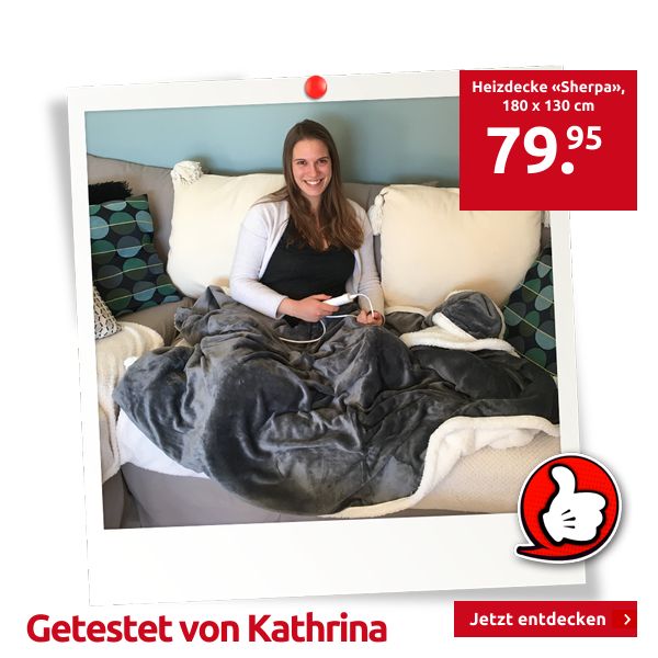 Heizdecke «Sherpa», 180 x 130 cm