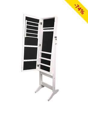 Schmuckschrank «LED» mit Spiegeltür