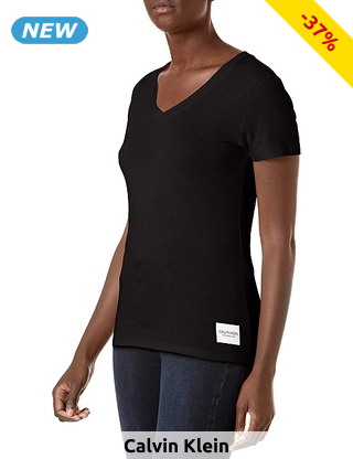 Calvin Klein T-Shirt Damen, schwarz