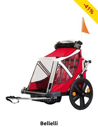 Velo-Kinderanhänger «B-Travel» Bellelli, faltbar