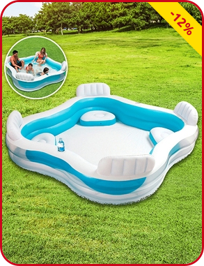 Pool mit 4 Sitzen, aufblasbar