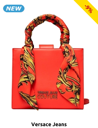 VERSACE JEANS Handtasche, mit bedrucktem Halstuch
