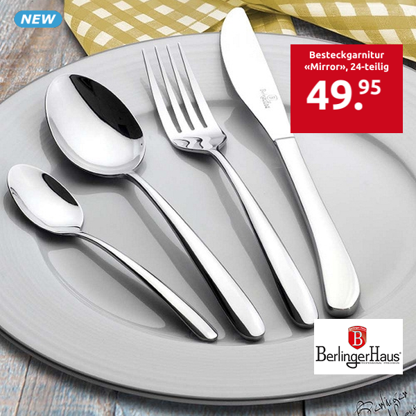 Berlinger Haus Besteckgarnitur «Mirror», 24-teilig
