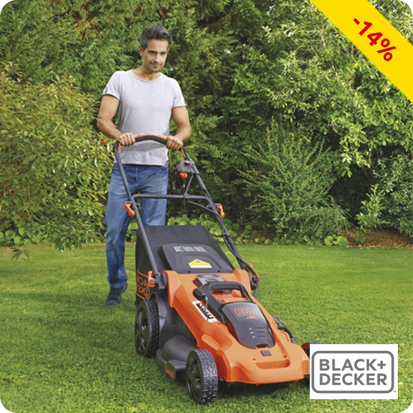 Black+Decker Akku-Rasenmäher Autosense «CLMA4825L2-QW», Grasfangkorb 50 l