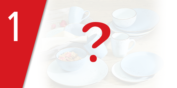 Kombiservice «Blue» für 4 Personen, 16-teilig