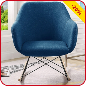 Schaukelstuhl, türkis