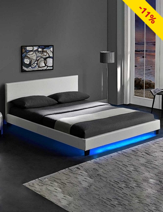 Bett LED «City»